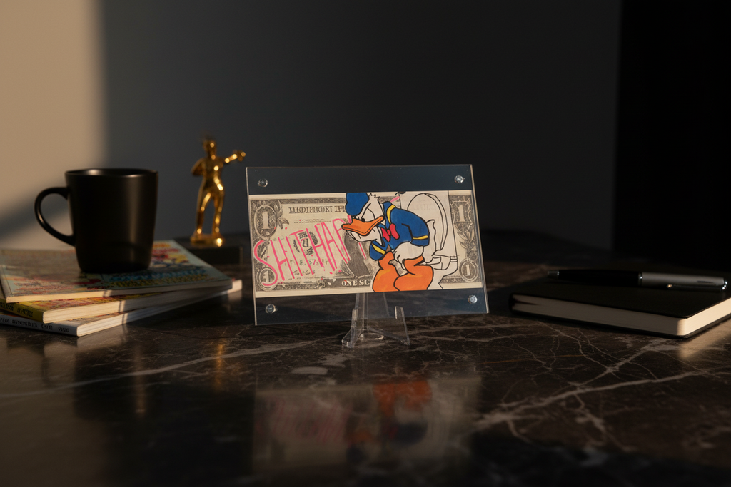 Cartoon Donald Duck Dollar Art Lifestyle