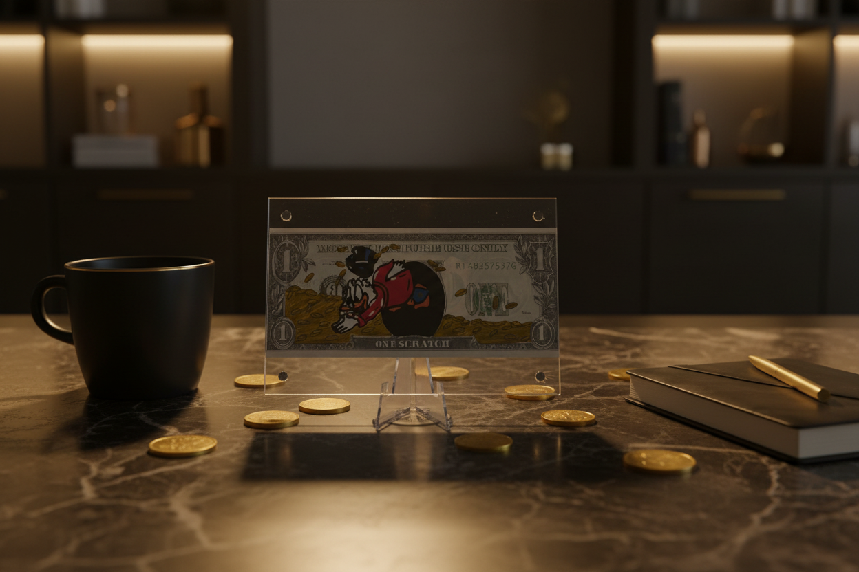 Cartoon Scrooge McDuck Dollar Art Lifestyle