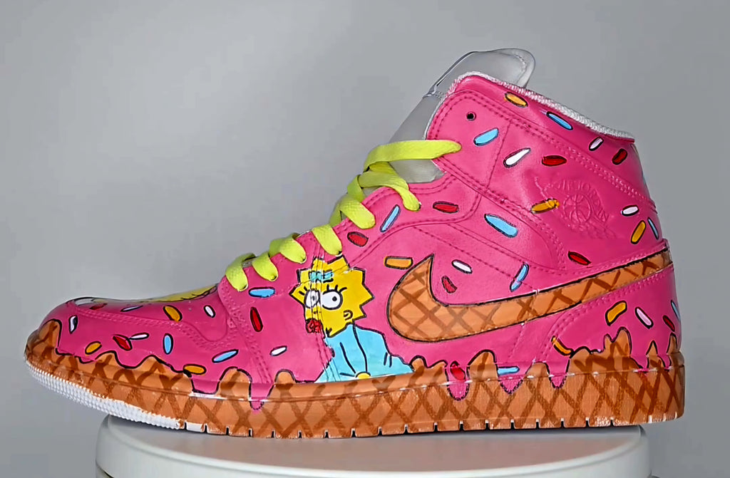 The Simpsons Custom Sneaker