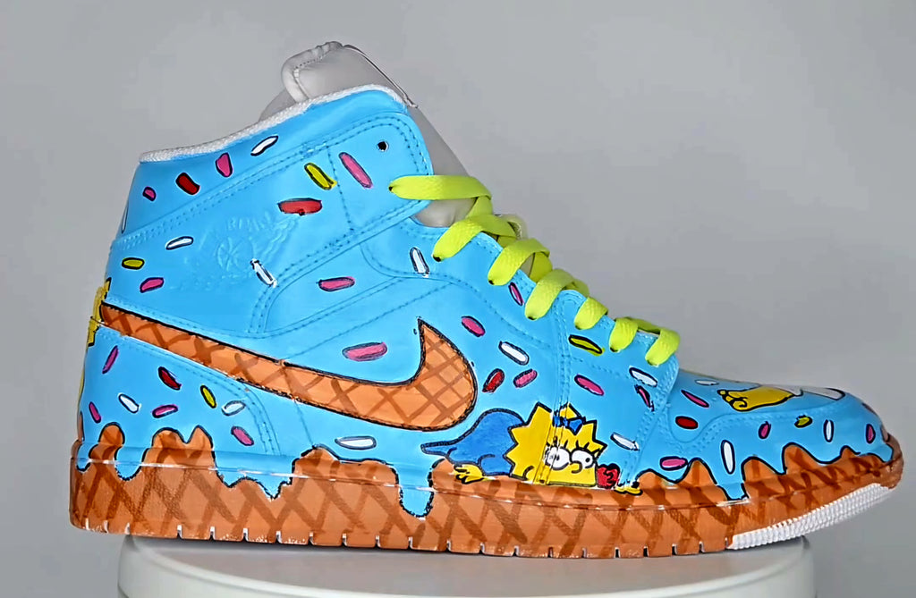 The Simpsons Custom Sneaker