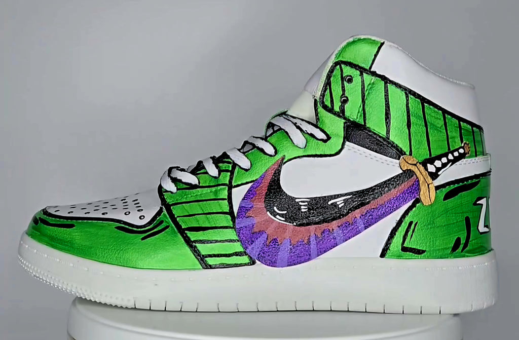 One Piece Roronoa Zoro Custom Sneaker