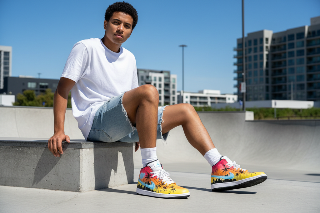 Miami Custom Sneaker Model Skatepark