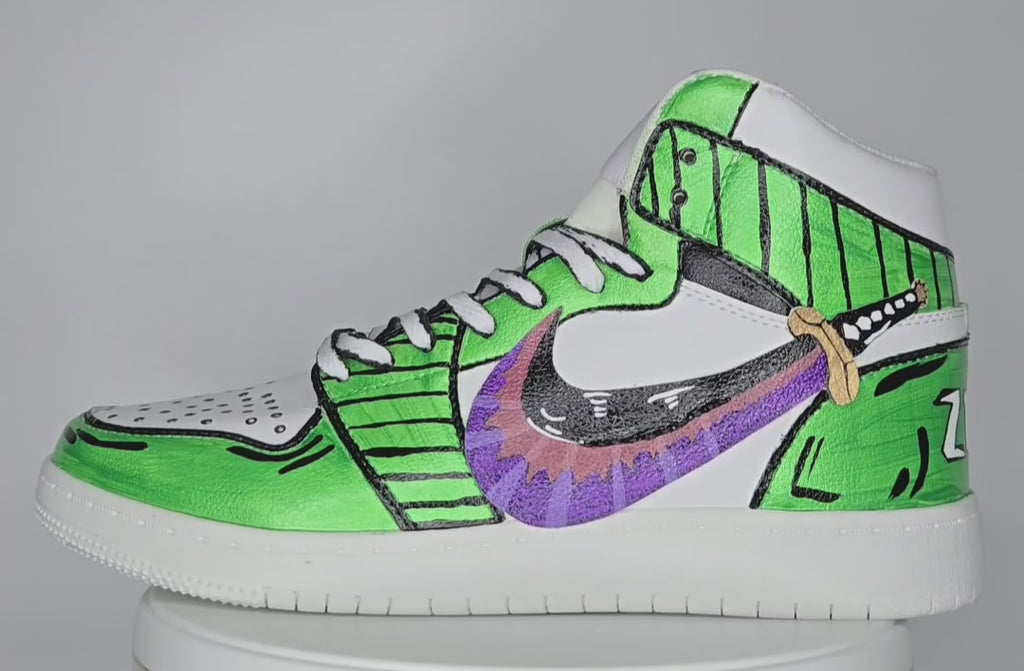 One Piece Roronoa Zoro Custom Sneaker